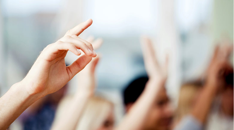 Raise your hand for Freedom