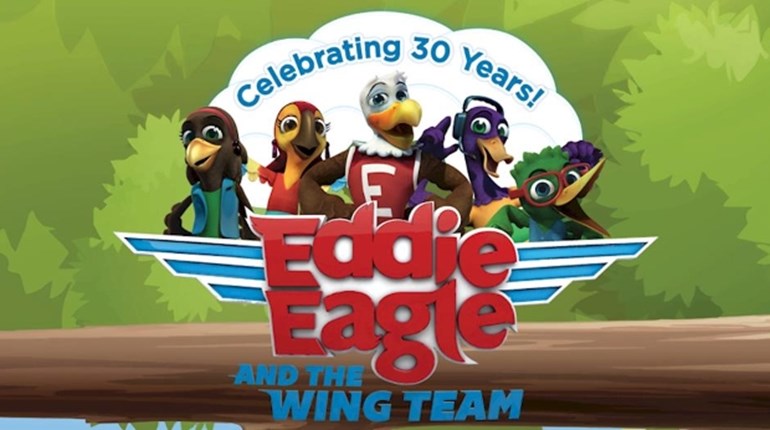 Eddie Eagle and the Wing Team